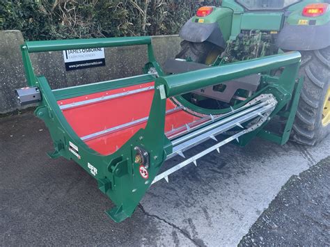 skid steer straw spreader|wessex bale unroller for sale.